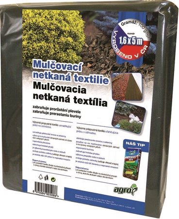 Mulovac netkan textilie 1,6 x 5m - gram 50 g /m2 AGRO