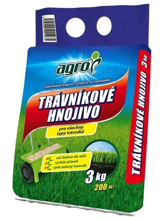 AGRO Trávníkové hnojivo  3 kg