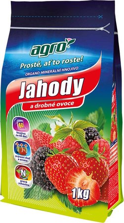 AGRO Organo-minerln hnojivo na jahody 1 kg - granule