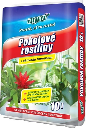 Substrt pro pokojov rostliny 10l - AGRO