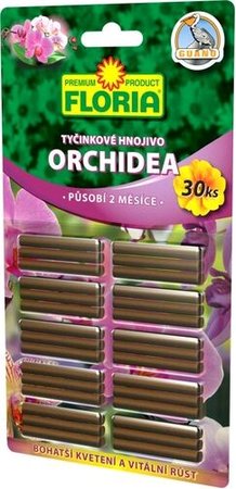 Floria - tyčinkové hnojivo ORCHIDEA - 30 ks