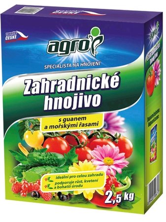 Zahradnick hnojivo 2,5kg Agro