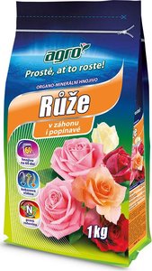 AGRO Organo-minerální hnojivo pro růže 1kg - granule